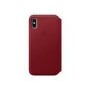 iPhone X Leather Folio - PRODUCTRED