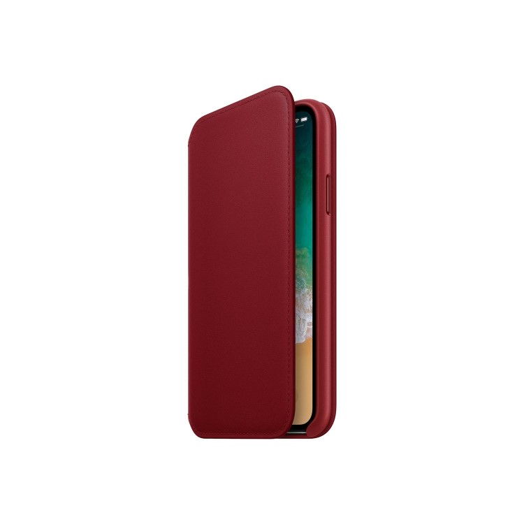 iPhone X Leather Folio - PRODUCTRED
