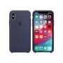 iPhone XS Silicone Case - Midnight Blue