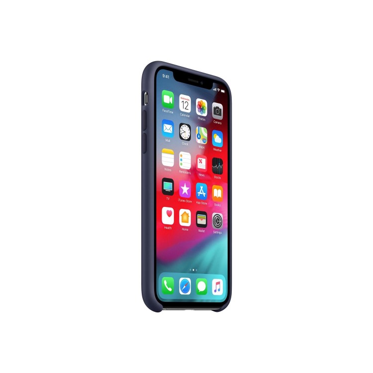 iPhone XS Silicone Case - Midnight Blue