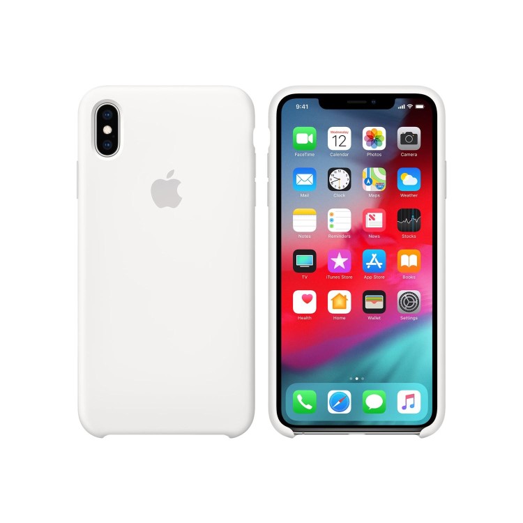 iPhone XS Max Silicone Case - White