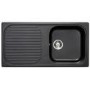 Astracast MS10NEHOMESK MSK Single Bowl Reversible Composite Sink - Black