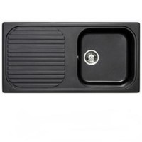Astracast MS10RZHOMESK MSK2 Single Bowl Reversible ROK Metallic Composite Sink in Black