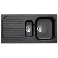 Astracast MS15NEHOMESK MSK 1.5 Bowl Reversible Composite Sink in Black