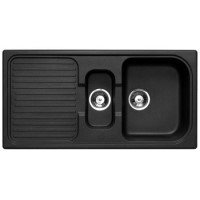 Astracast MS15RZHOMESK MSK2 1.5 Bowl Reversible ROK Metallic Composite Sink - Black