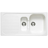 Astracast MS15WHHOMESK MSK 1.5 Bowl Reversible Composite Sink in White