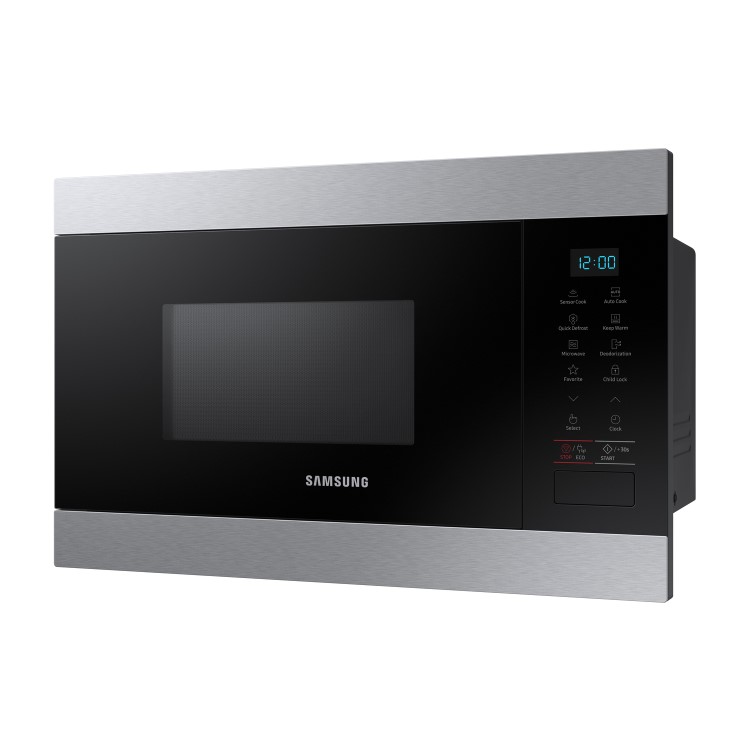 GRADE A2 - Samsung MS22M8074AT 22L Built-In Standard Microwave - Stainless Steel