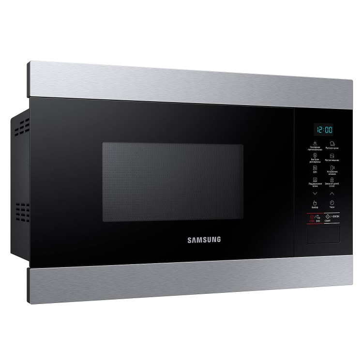 GRADE A1 - Samsung MS22M8074AT 22L Built-In Standard Microwave - Stainless Steel
