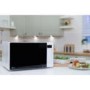 LG MS2354JAS 23 Litre 800 Watt Freestanding Microwave Oven White