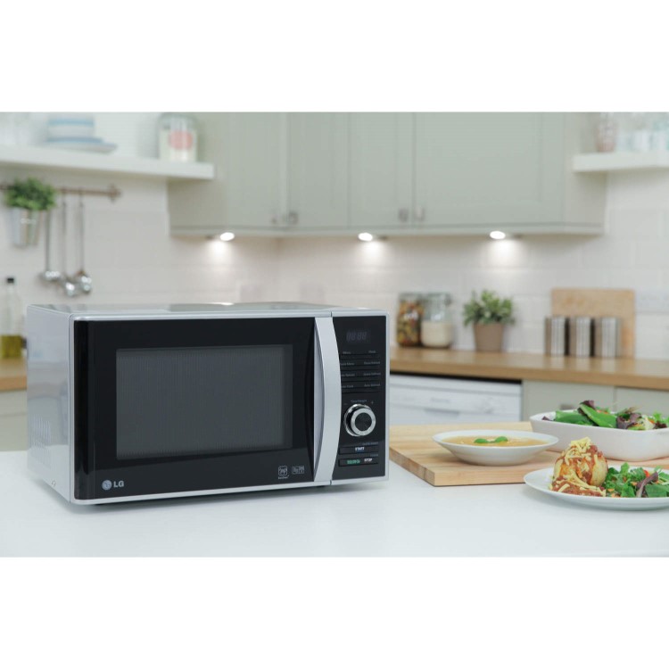 LG MS2383B 23L Solo Microwave Oven Silver