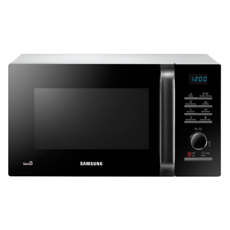 Samsung MS23H3125AW 23L Microwave Oven - White with Black Front