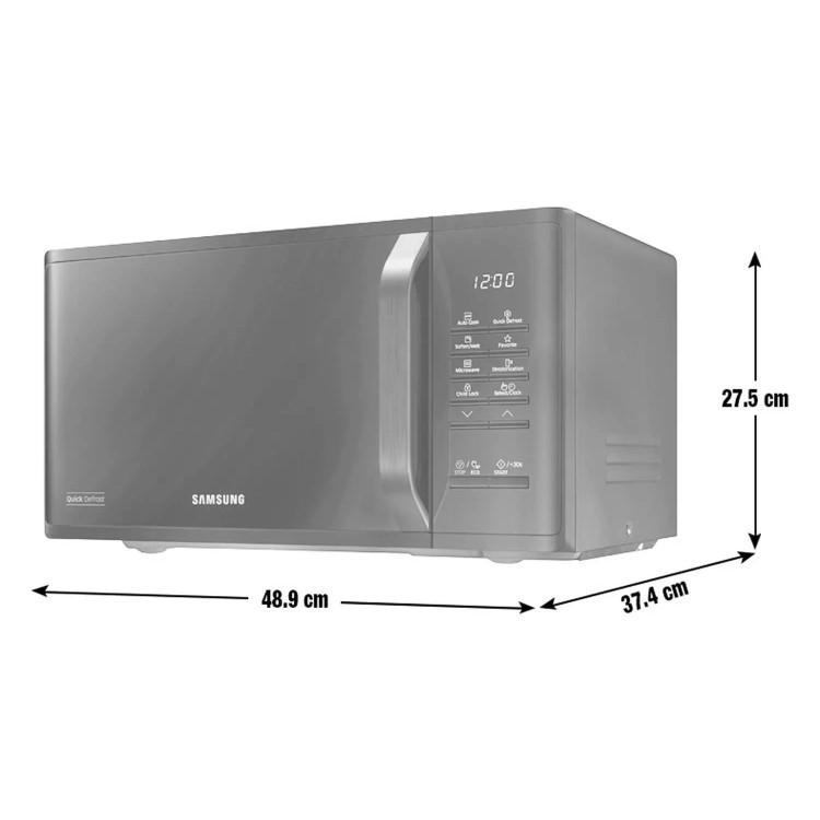 Samsung 23L Freestanding Microwave Oven - Black