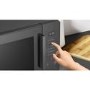 Refurbished Samsung MS23T5018AC 23L Glass Front Solo Microwave Charcoal