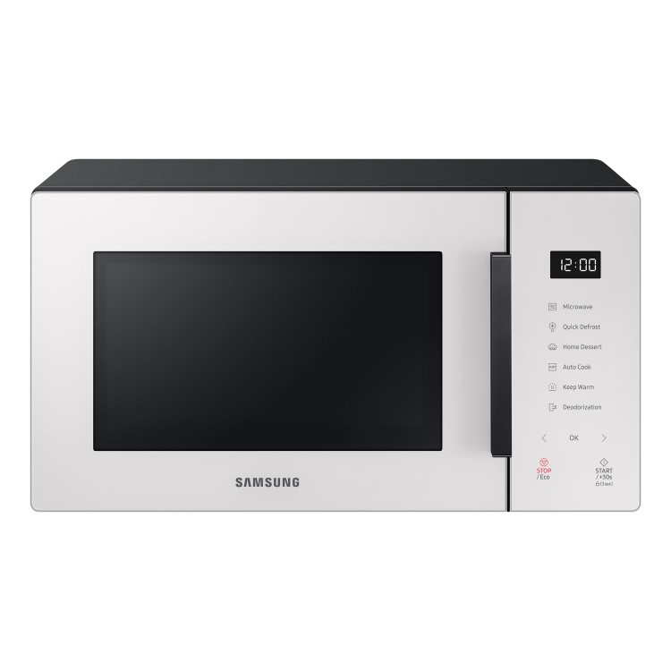 Samsung Glass Front 23L Freestanding Solo Microwave - Cotta White