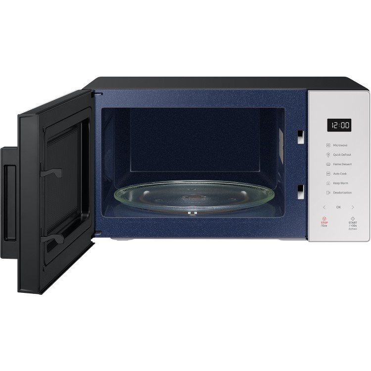Samsung Glass Front 23L Freestanding Solo Microwave - Cotta White