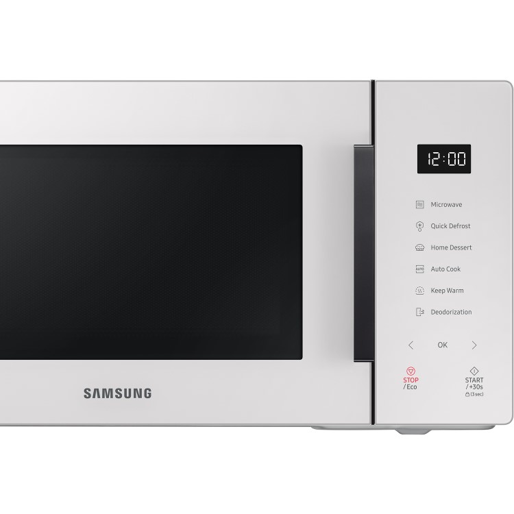 Samsung Glass Front 23L Freestanding Solo Microwave - Cotta White