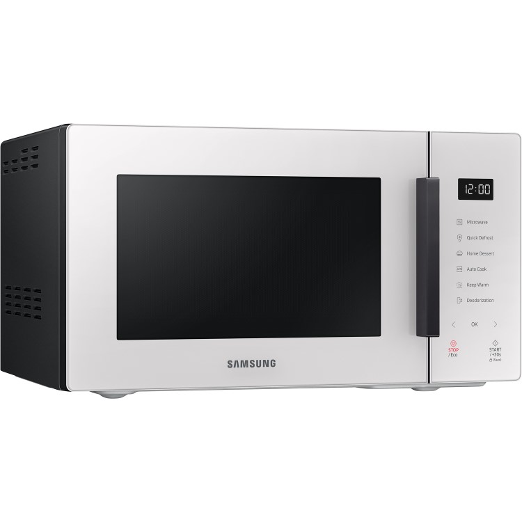 Samsung Glass Front 23L Freestanding Solo Microwave - Cotta White
