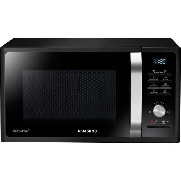 Refurbished Samsung MS28F303TFK 28L 800W Solo Microwave Black