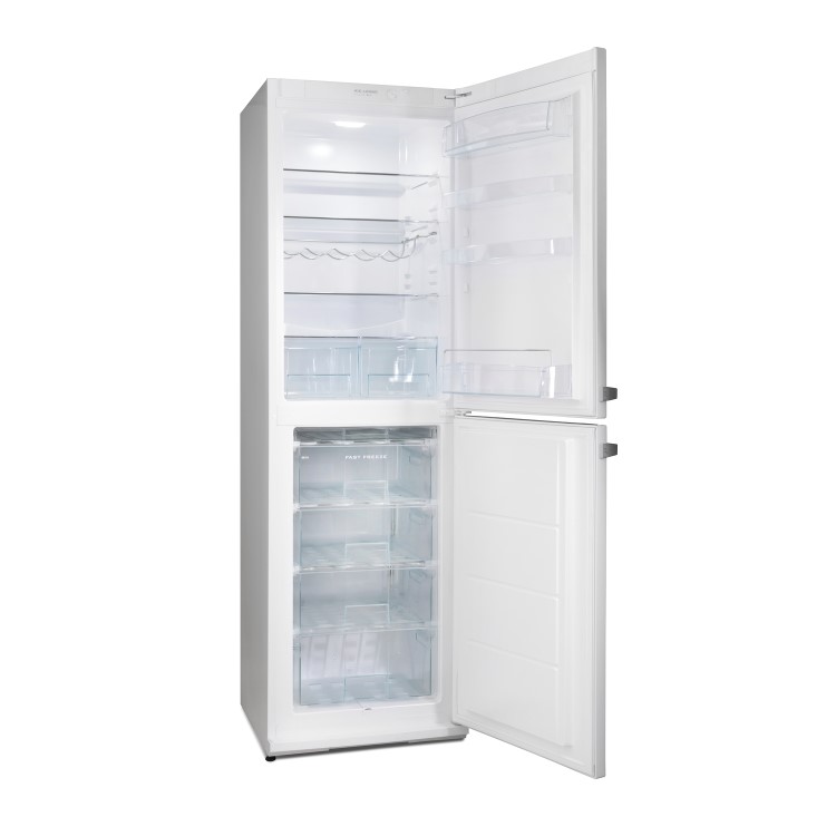 Montpellier MS310-2W 60cm 50/50 Freestanding Fridge Freezer - White
