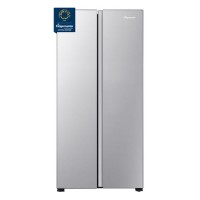 Fridgemaster 441 Litre Side-By-Side American Fridge Freezer - Silver