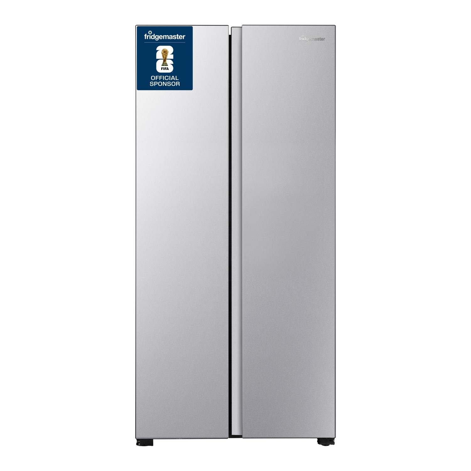 Fridgemaster MS83430ES Freestanding Slim American Side by side Door Fridge Freezer 441L, Total No Frost, Inverter compressor, Silver, 83.2x178.0cm, Energy Rating E - Image 5
