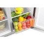 Fridgemaster 428 Litre American Side-By-Side Fridge Freezer - Silver