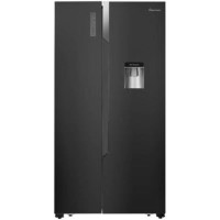 Fridgemaster 514 Litre American Fridge Freezer - Black