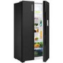 Fridgemaster 514 Litre American Fridge Freezer - Black