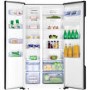 Fridgemaster 514 Litre American Fridge Freezer - Black