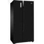 GRADE A1 - Fridgemaster MS91518FFB Frost Free Side-by-side American Fridge Freezer - Black