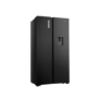 Fridgemaster 519 Litre Side-By-Side American Fridge Freezer - Black