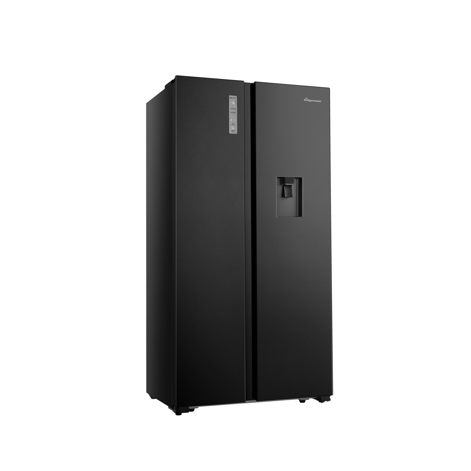 Fridgemaster black american fridge freezer store