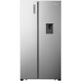 Fridgemaster 519 Litre Side-By-Side American Fridge Freezer With Multiflow  - Silver