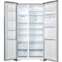 Fridgemaster 519 Litre Side-By-Side American Fridge Freezer With Multiflow  - Silver