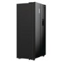 Fridgemaster 547 Litre Side-by-side American Fridge Freezer - Black