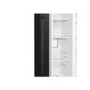 Fridgemaster 547 Litre Side-by-side American Fridge Freezer - Black