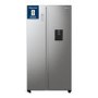 Fridgemaster 547 Litre Side-By-Side American Fridge Freezer - Silver