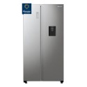 A2/MS91547DFE GRADE A2 - Fridgemaster 547 Litre Side-By-Side American Fridge Freezer - Silver