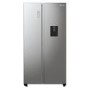 Fridgemaster 547 Litre Side-By-Side American Fridge Freezer - Silver