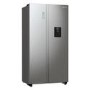 Fridgemaster 547 Litre Side-By-Side American Fridge Freezer - Silver