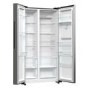 Fridgemaster 547 Litre Side-By-Side American Fridge Freezer - Silver