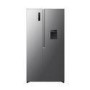 Fridgemaster 544 Litre Side-By-Side American Fridge Freezer - Silver