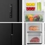 Fridgemaster 544 Litre Side-by-Side American Fridge Freezer - Black