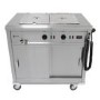 Parry MSB9 Mobile Bain Marie Servery And Hot Cupboard. 1005mm Wide. UK Plug. Made In Britain