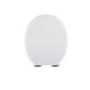 Standard Soft Close High Gloss White MDF Toilet Seat- Bottom Fix