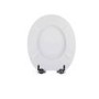 Standard Soft Close High Gloss White MDF Toilet Seat- Bottom Fix