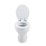 Standard Soft Close High Gloss White MDF Toilet Seat- Bottom Fix