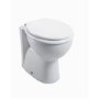 Standard Soft Close High Gloss White MDF Toilet Seat- Bottom Fix