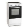 Montpellier MSC50W 50cm Ceramic Cooker White Single Cavity And 4 Zone Hob