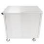 Parry MSF9 Mobile Flat Top Servery Counter And Hot Cupboard. 1005mm Wide. UK Plug. Made In Britain